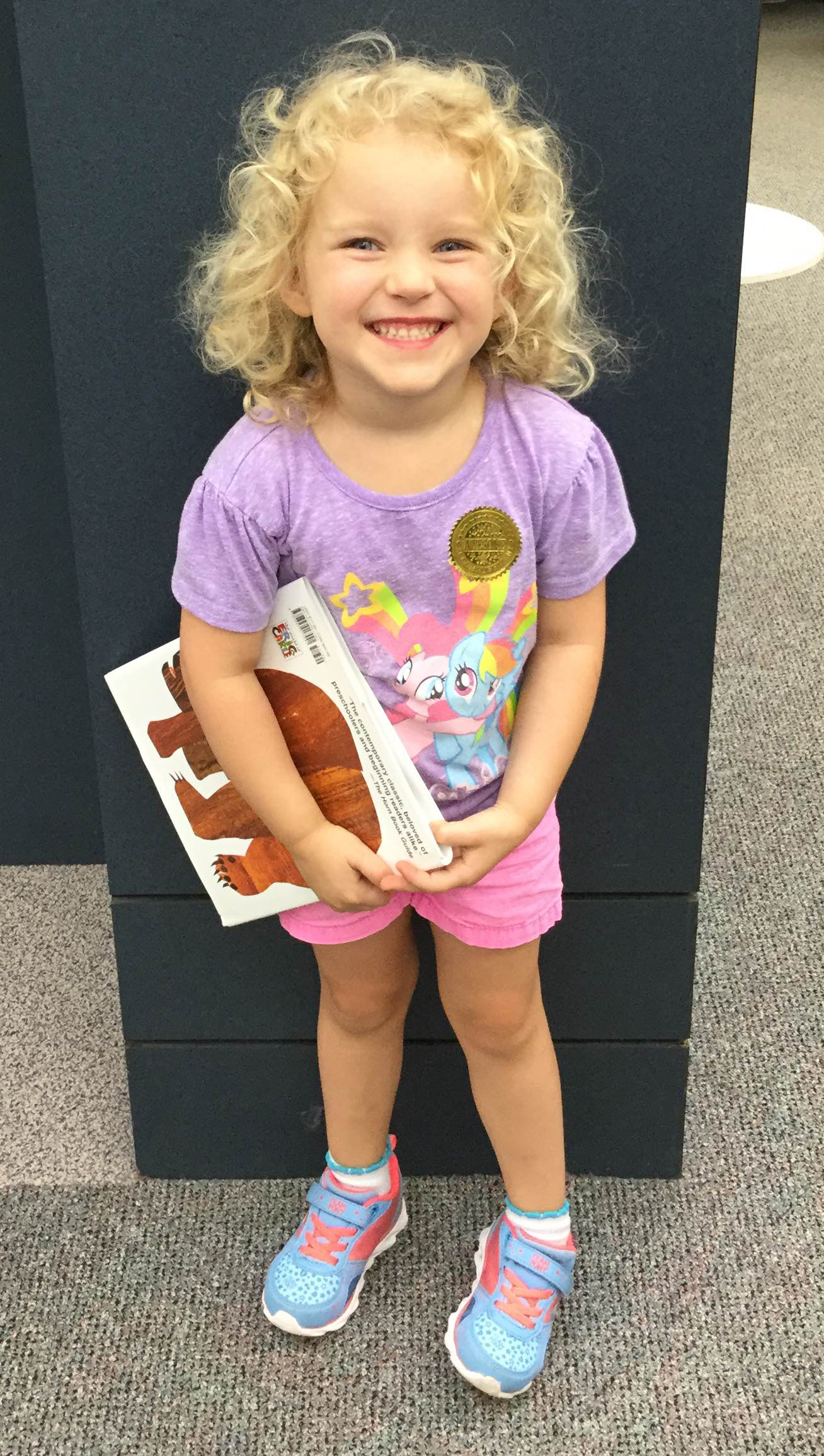 Emma at Bull Run Library