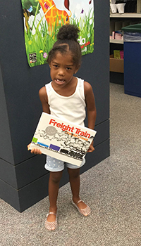 Myriah at Bull Run Library