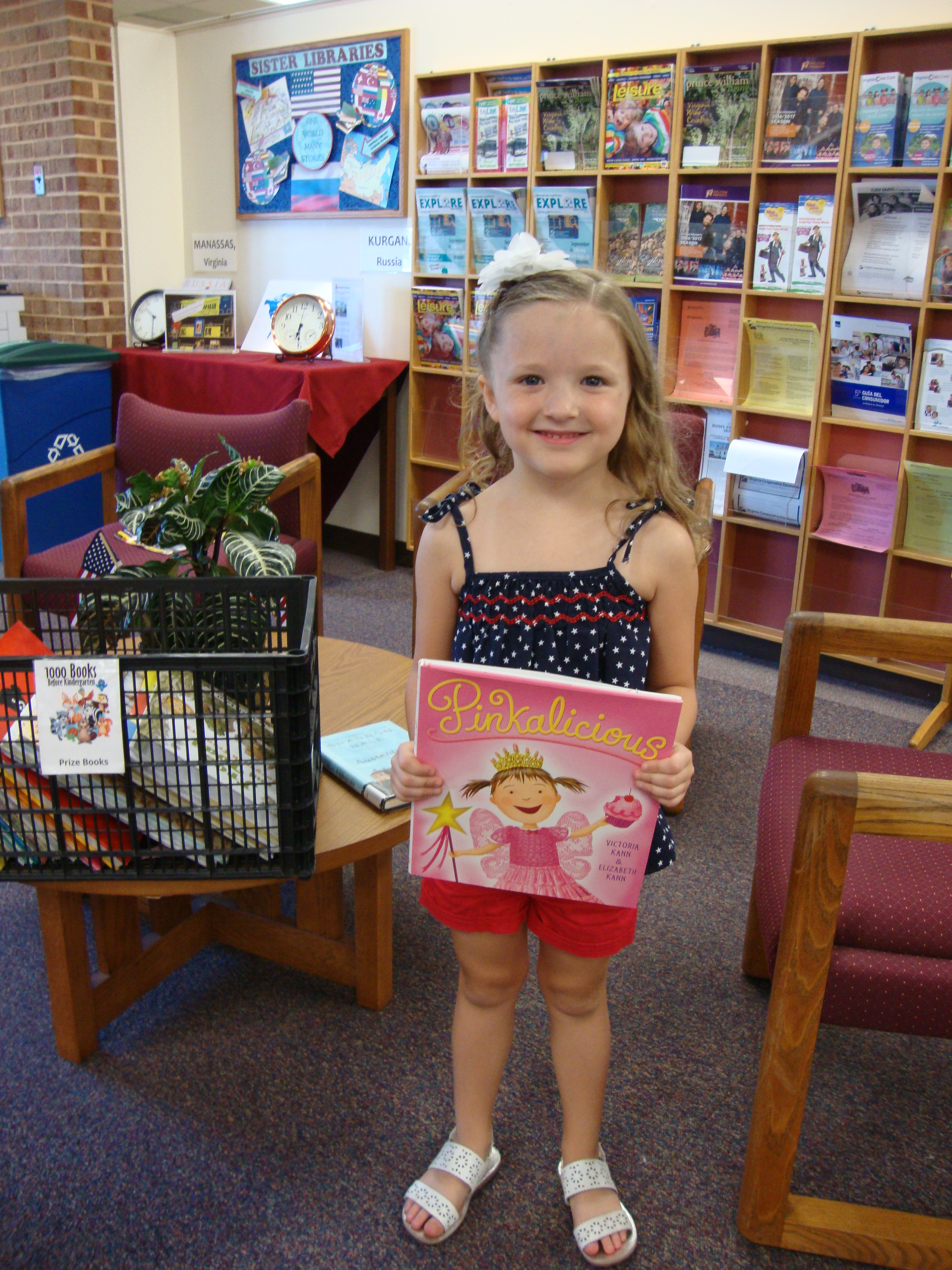 Braelyn at Central Library
