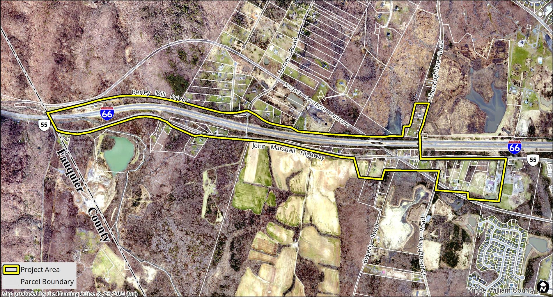 Approved Thoroughfare HOD Study Area