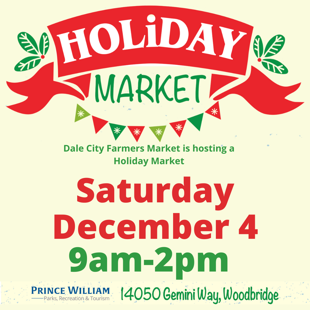 Holiday Market Saturday, Dec 4, 2021