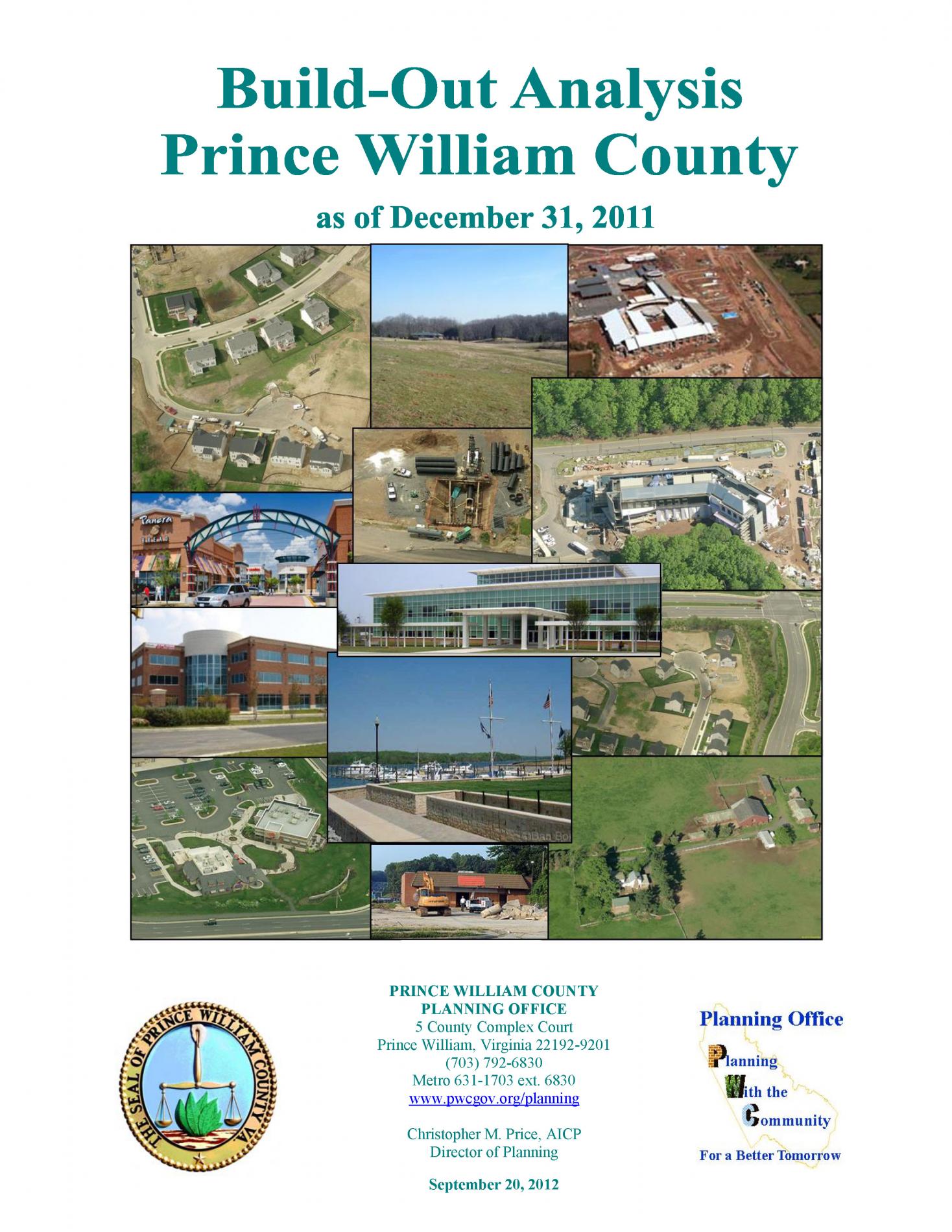 2011 Build-Out Analysis cover page