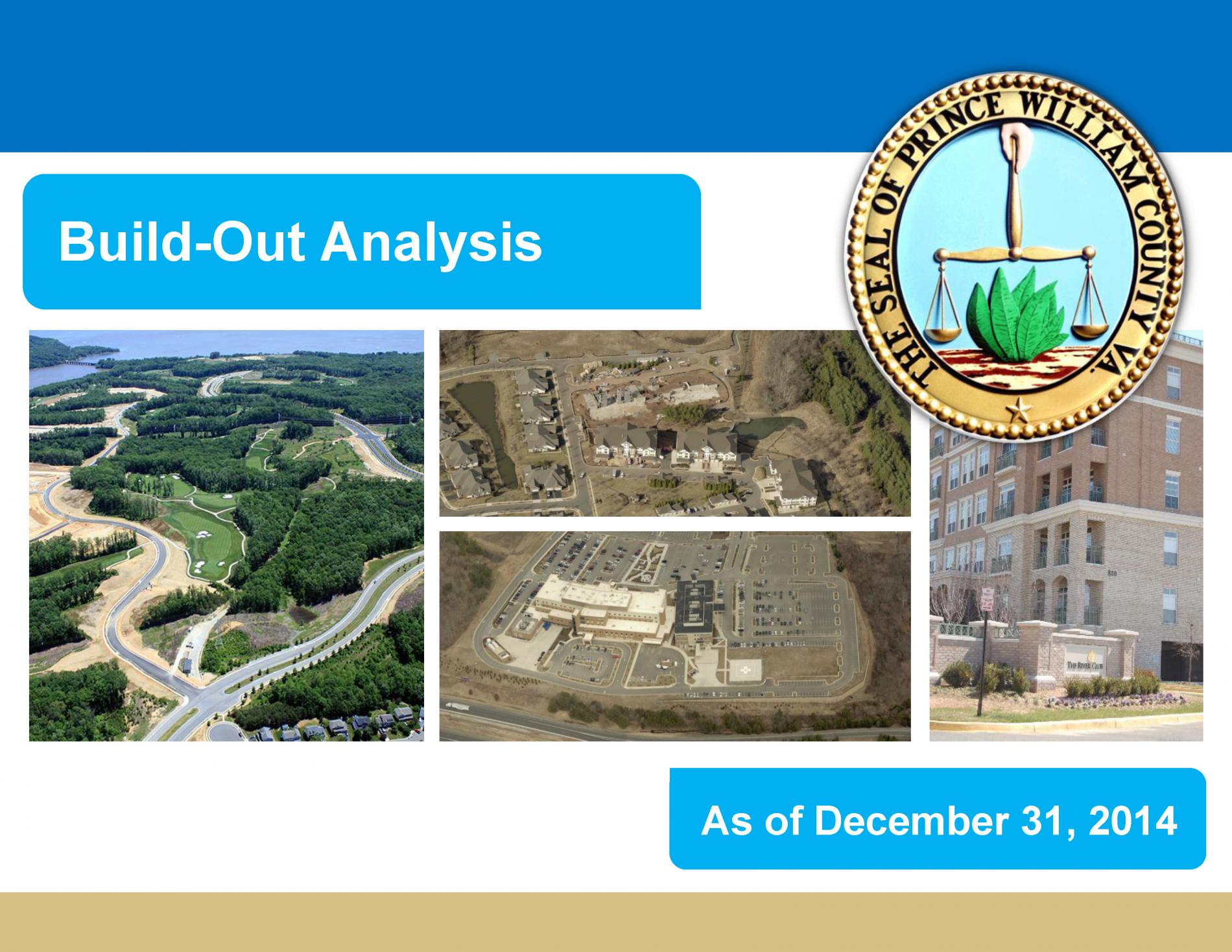 2014 Build-Out Analysis cover page