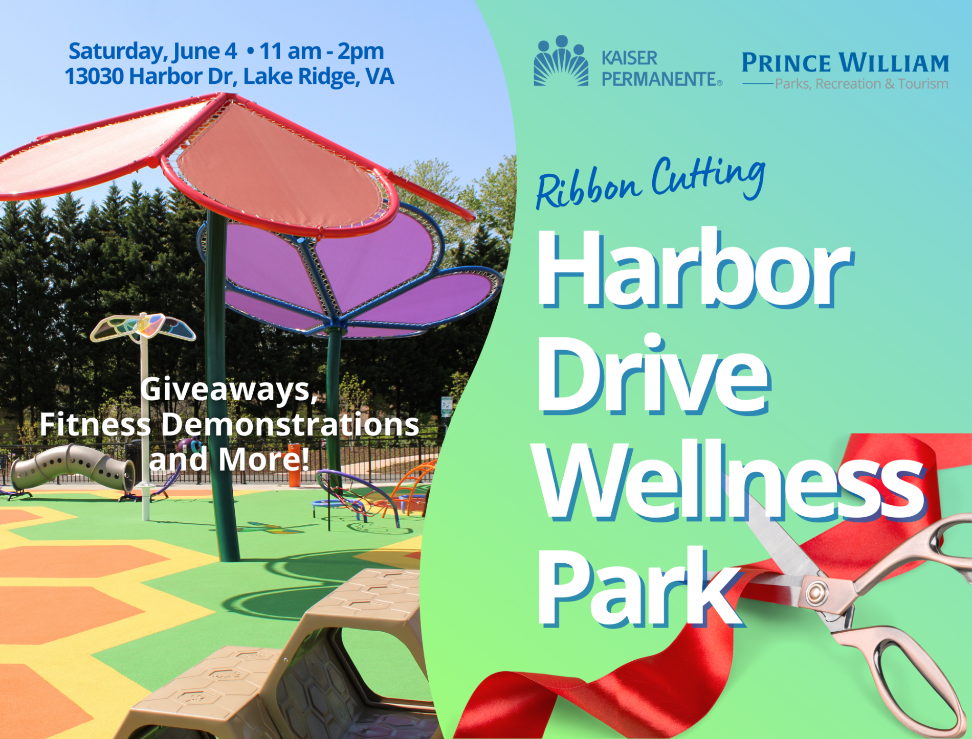 Harbor Drive Wellness Park Ribbon Cutting