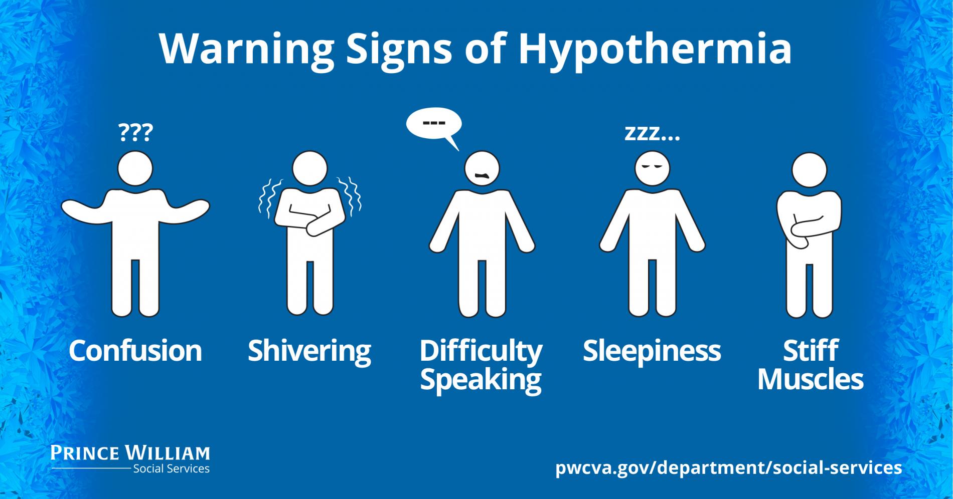warning signs of hypothermia