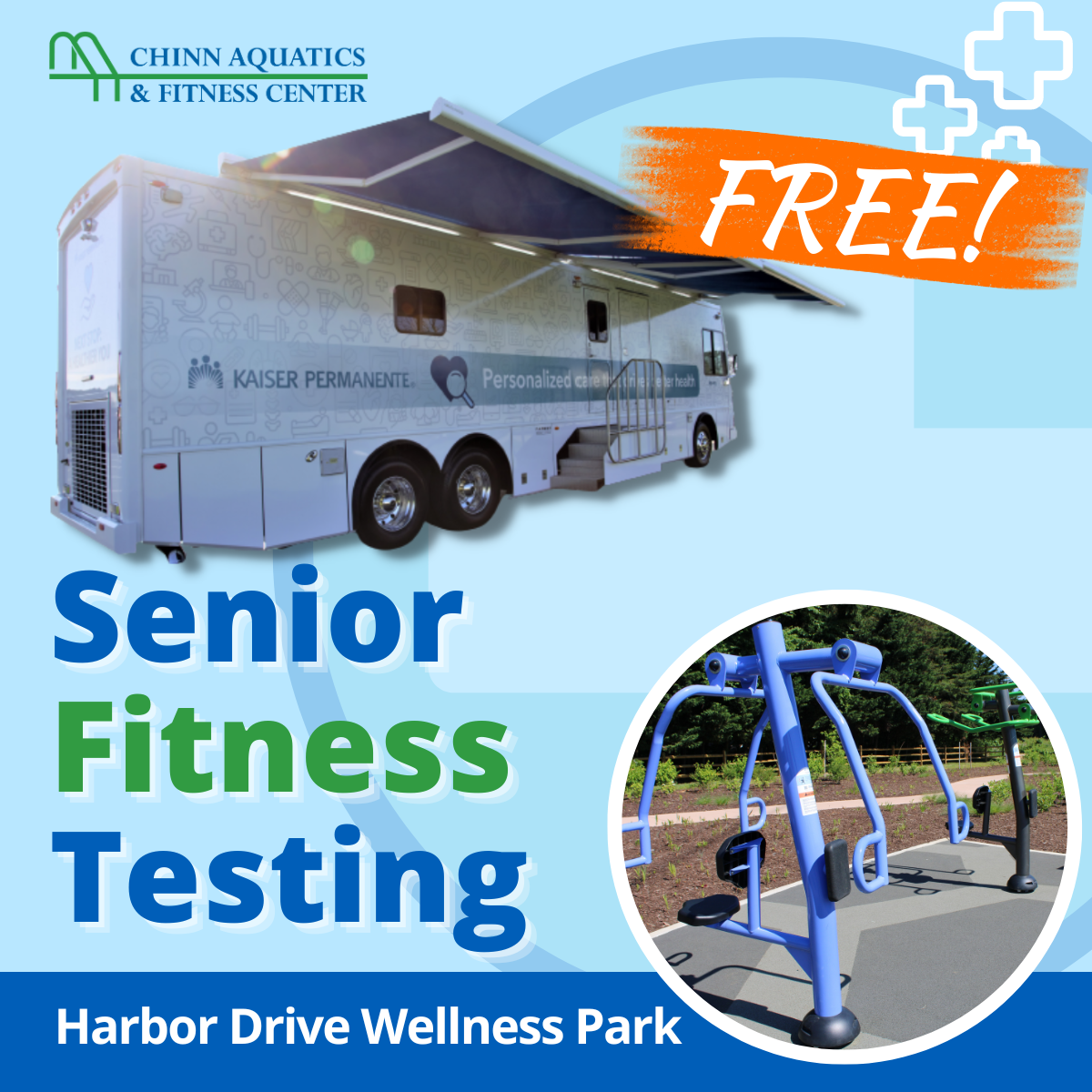 Harbor Drive Wellness Park Senior Fitness Testing