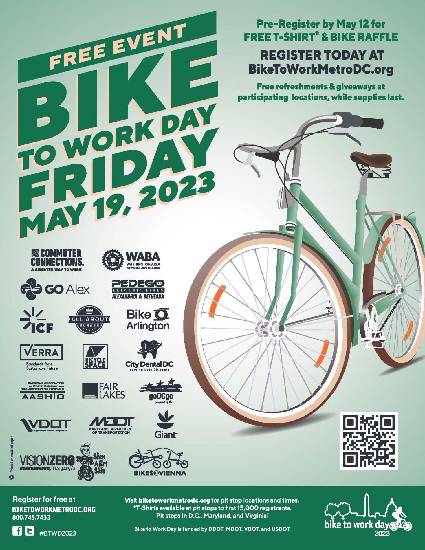 2023 Bike to Work Day Poster