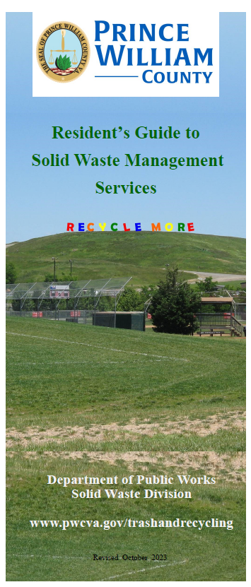 Cover of PWC Solid Waste Resident's Guide