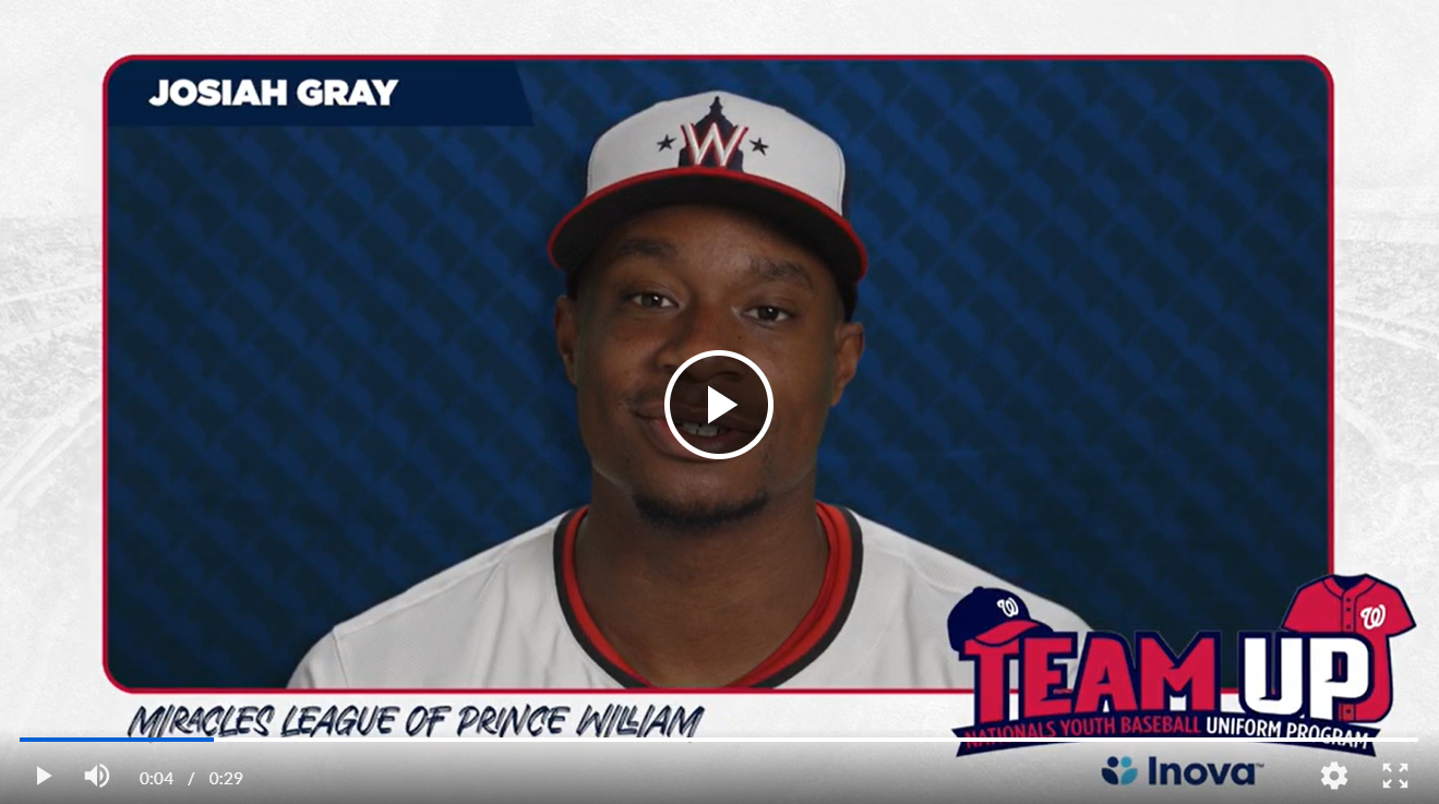 Opening day welcome from the Washington Nationals players