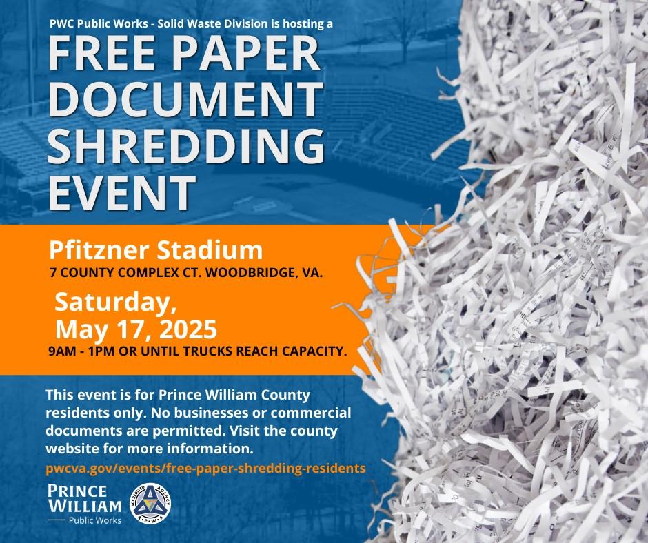 FREE Paper Shredding for Residents