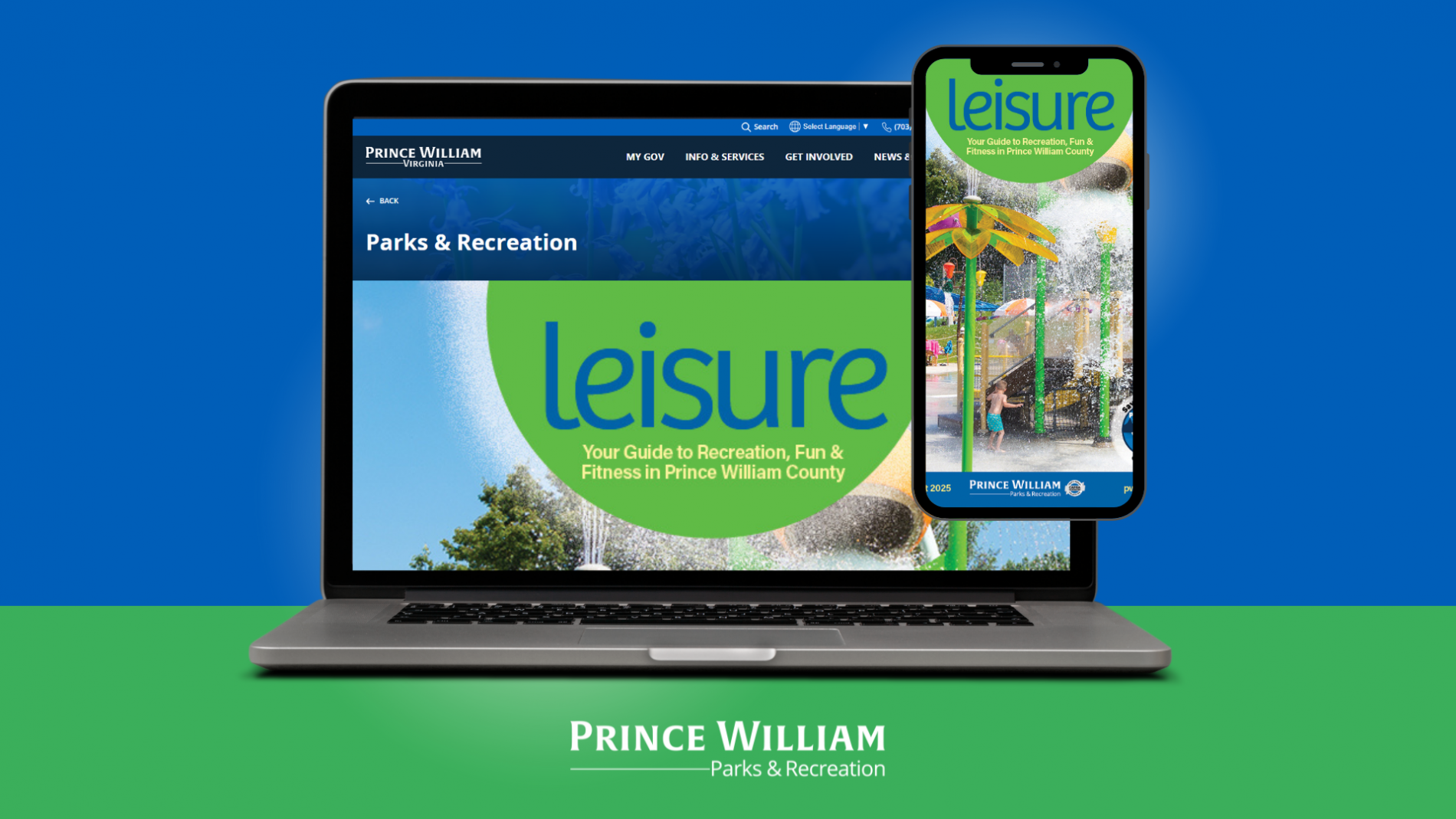 Leisure Webpage Header