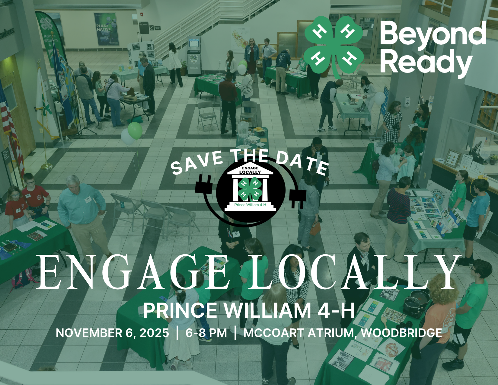 Save the Date for Prince William 4-H Engage Locally on November 6, 2025