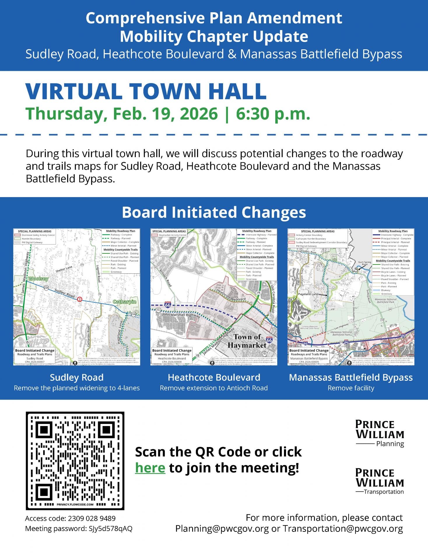 Mobility Chapter CPA Virtual Town Hall Flyer for February 19, 2026