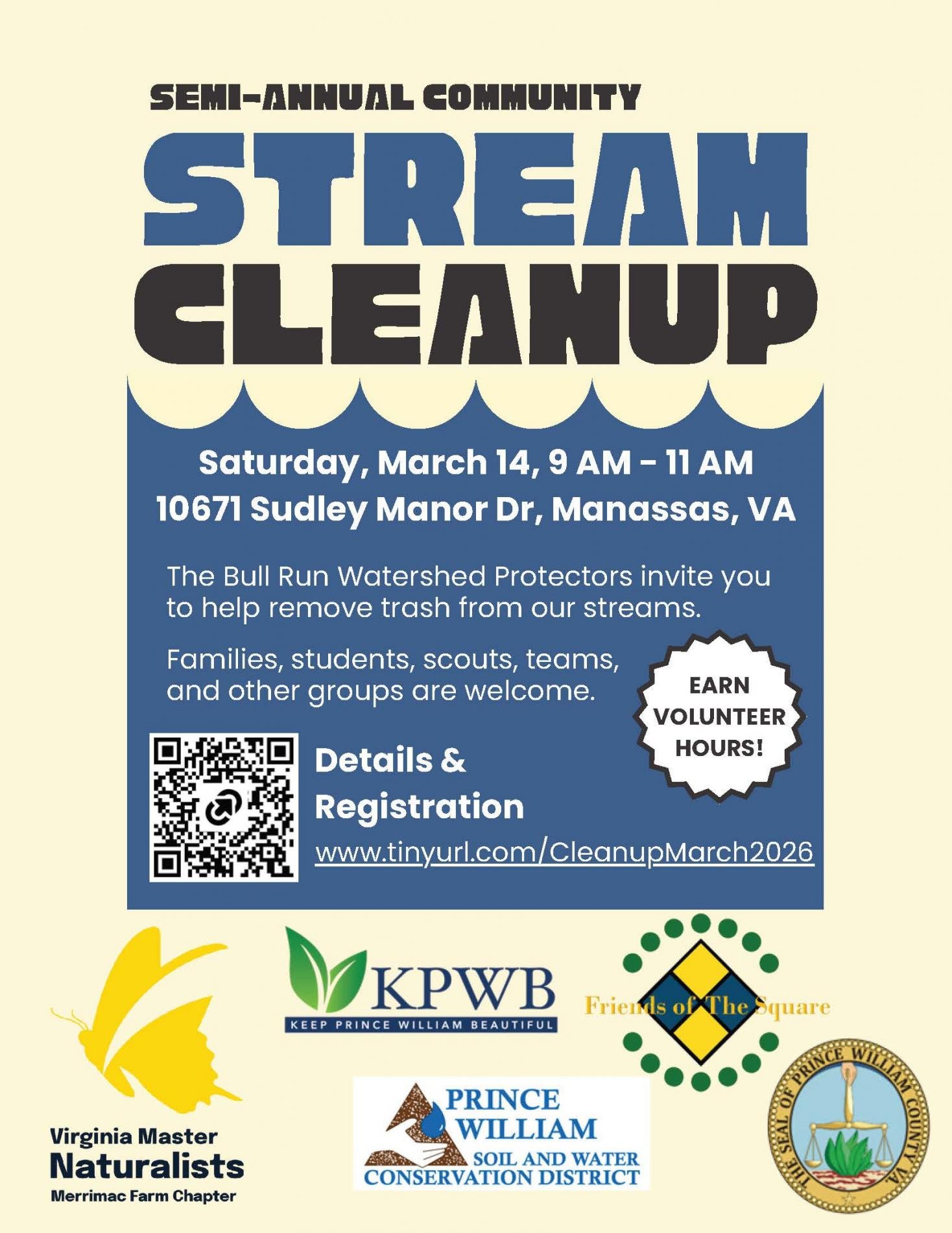 flyer for stream cleanup event