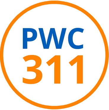 PWC 311 White Logo