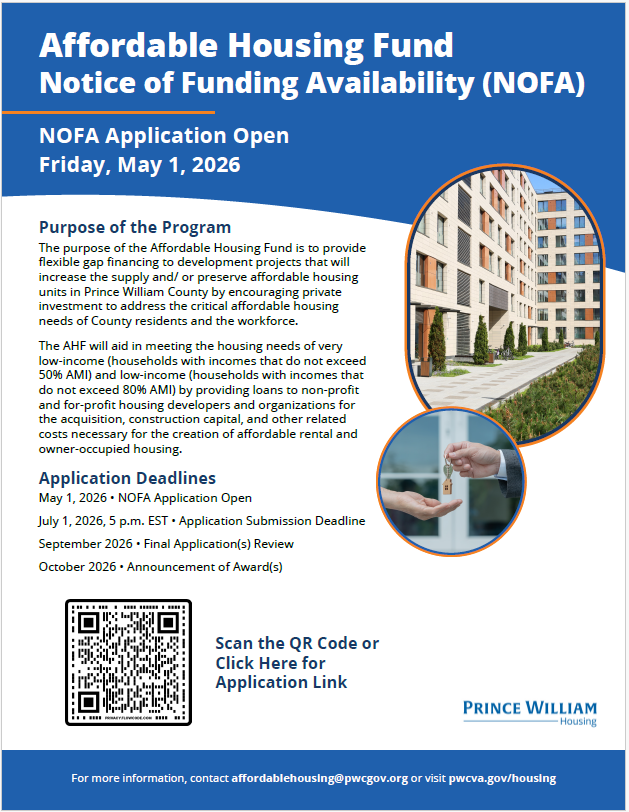 Notice of Funding Availability flyer
