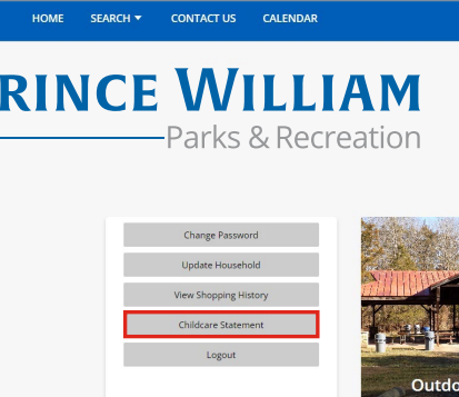 accessing your online childcare statement