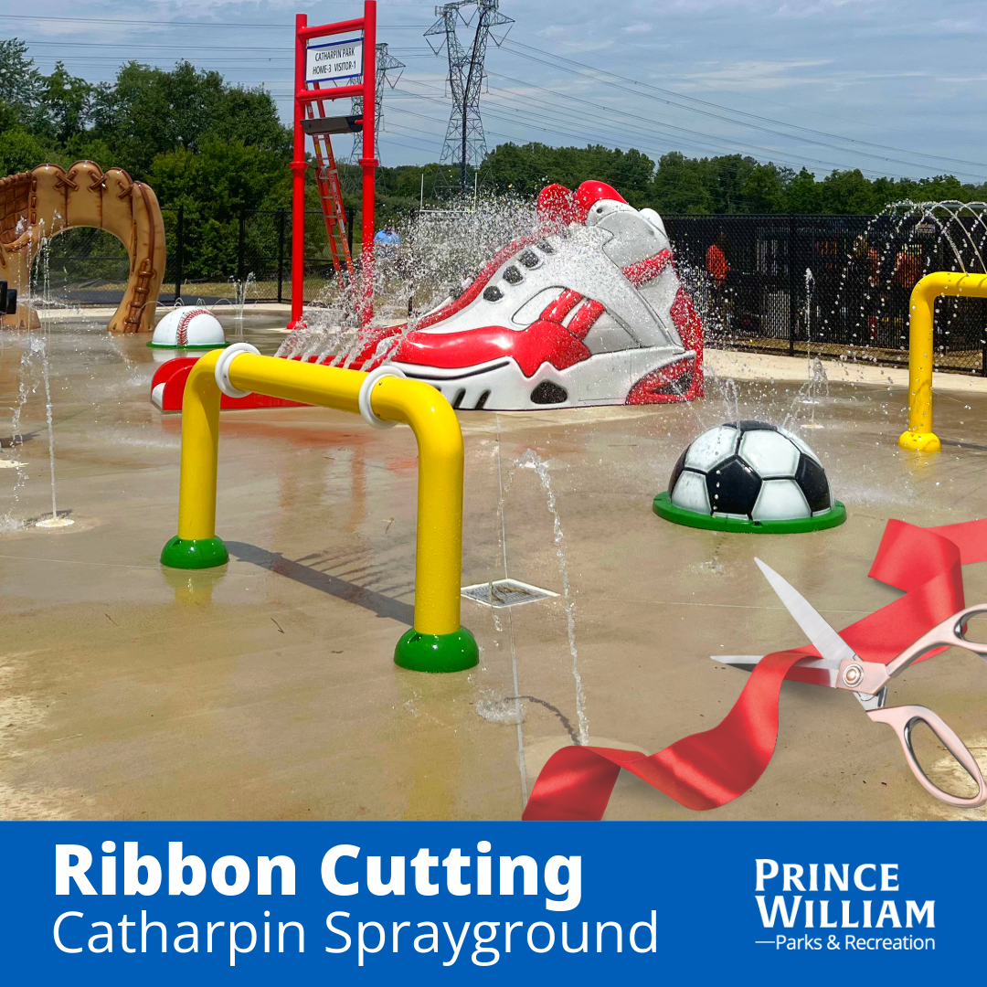Ribbon Cutting Catharpin Sprayground