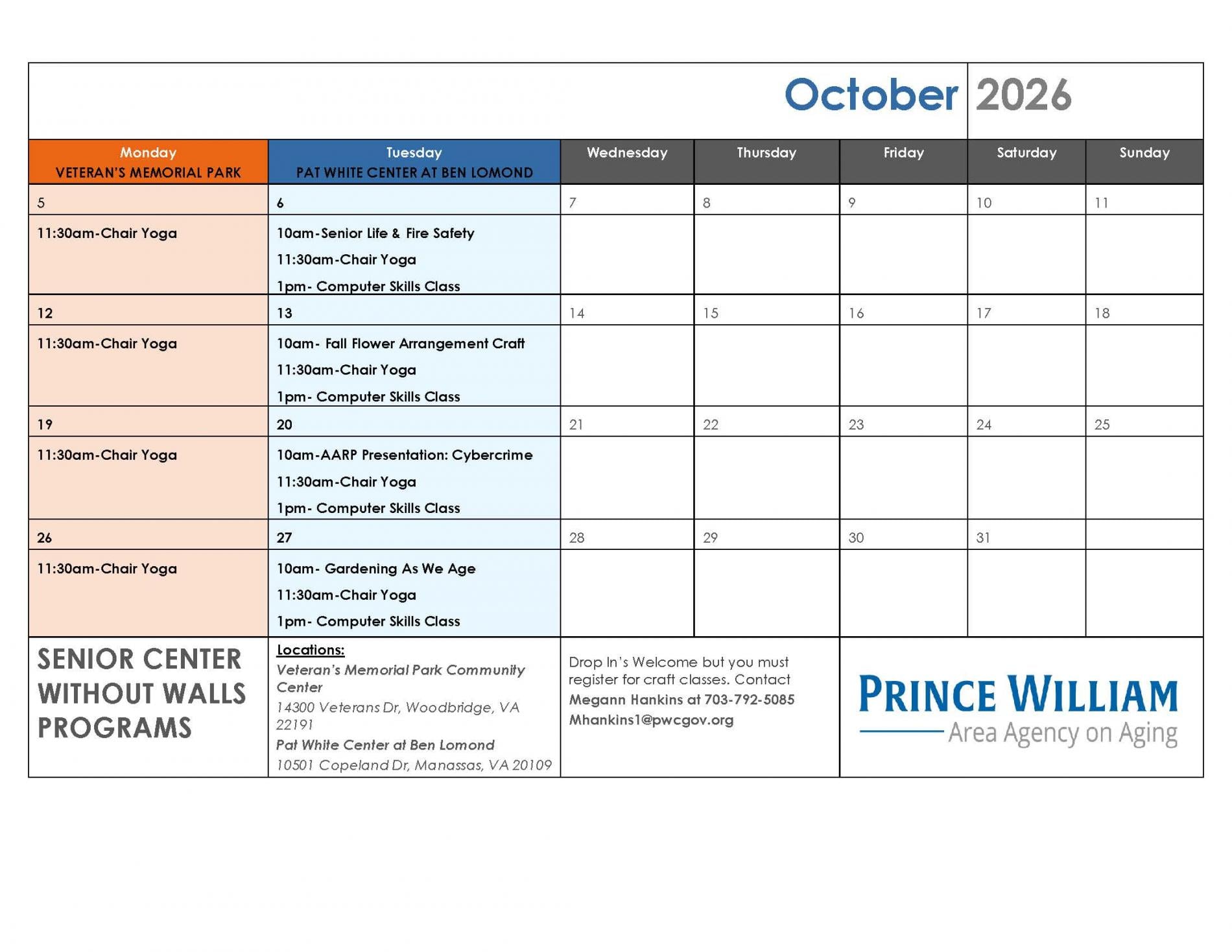 October SCWW 2026