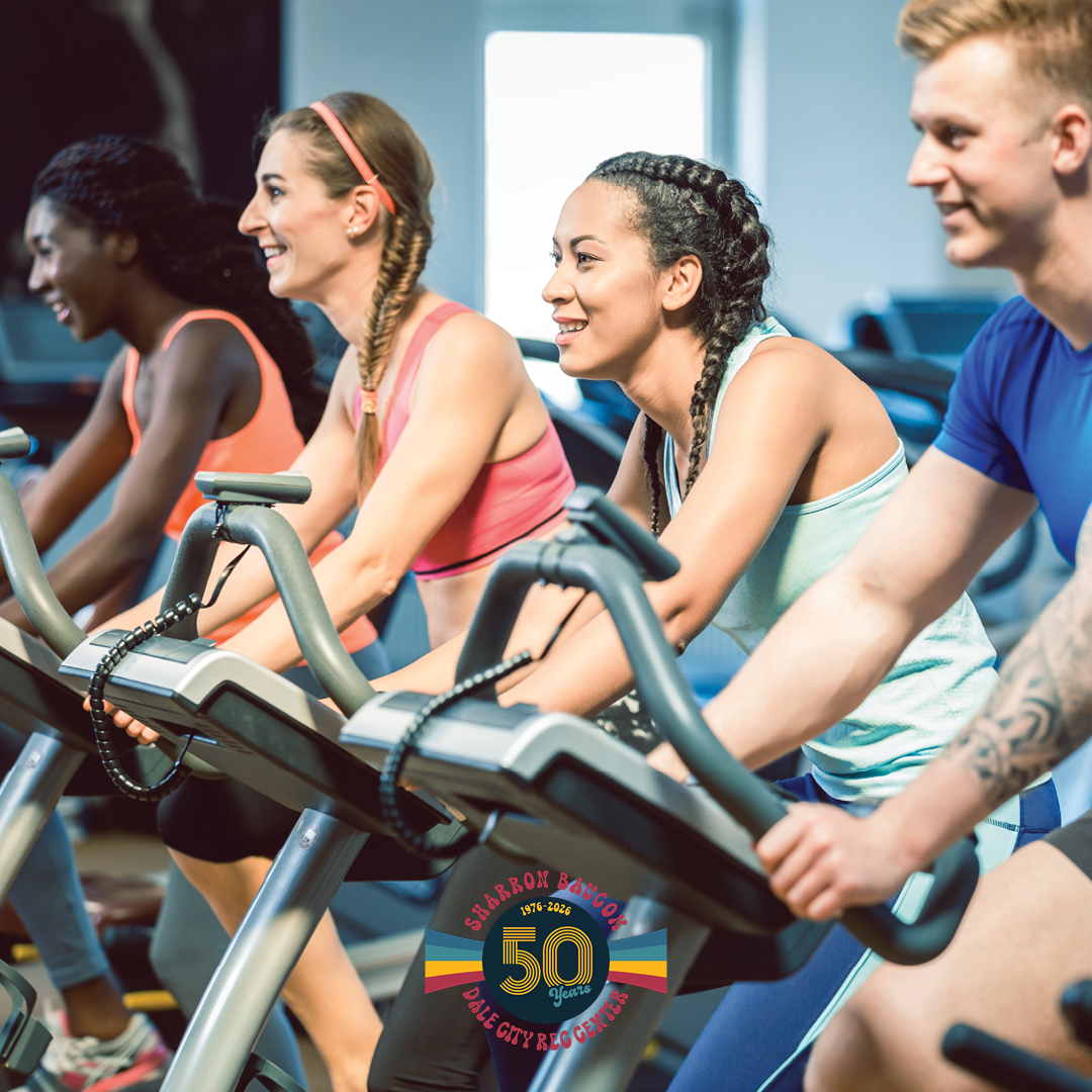 Sharron Baucom Dale City Recreation Center 50th Anniversary Spinning